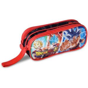 Mochila Infantil Com Rodinha Dragon Ball G Estojo+lancheira-125504-96707