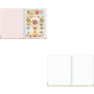 Caderno Brochurao Capa Dura Love Bears 80fls-124927-52423