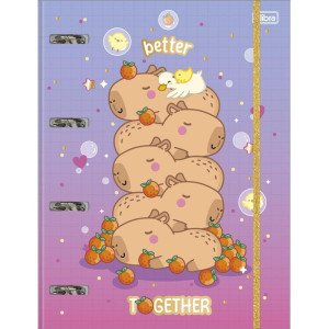 Fichario Cartonado Capyclub 48fls C/elastico