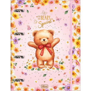 Fichario Cartonado Love Bears 48fls C/elastico