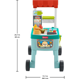 Fisher-price Aprender Brincar Carro De Snacks 4 Em 1-121345-14327