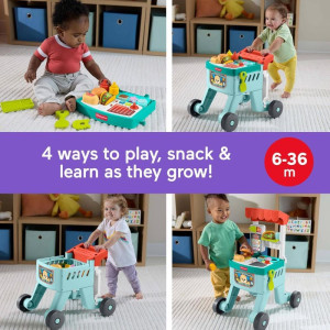 Fisher-price Aprender Brincar Carro De Snacks 4 Em 1-121345-95524