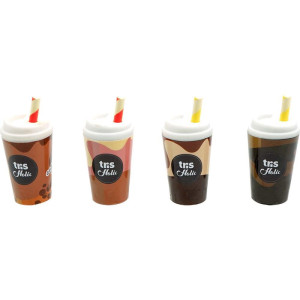 Borracha Decorada Tris Coffee Cup 4 Modelos-125853-80689