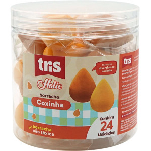 Borracha Decorada Tris Holic Coxinha 2 Cores-125856-62848