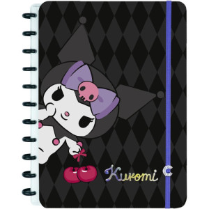 Caderno Inteligente Grande Kuromi 80fls