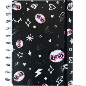 Caderno Inteligente Grande Luluca Pandalu Star 80fls