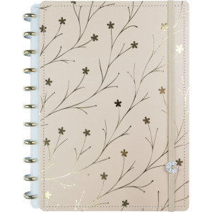 Caderno Inteligente Grande Miss Floral By Giulia Benite 80fls