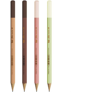 Lapis Preto Sextavado Tris Mocha 4 Modelos