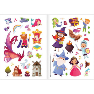 Livro Com Adesivos Cenario Magico Jardim 16pgs-124950-18399