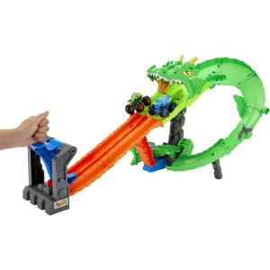 Hot Wheels Monster Trucks Destruicao Do Dragao-121413-14266