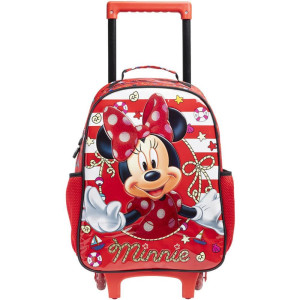 Mochila Infantil Com Rodinha Minnie X
