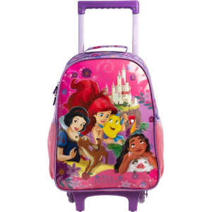 Mochila Infantil Com Rodinha Princesas X