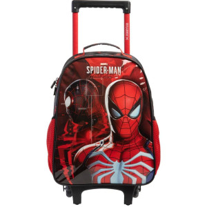 Mochila Infantil Com Rodinha Spider-man X1