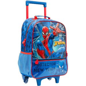 Mochila Infantil Com Rodinha Spider-man X2-125239-48598