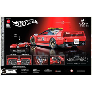 Mega Hot Wheels Acura Nsx 90 1:16 876pcs-121170-24863