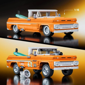 Mega Hot Wheels Chevy Pickup 62 1:16 858pcs-121171-85713