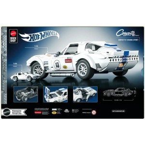 Mega Hot Wheels Corvette Grand Sport 1:16 918p-121172-28014