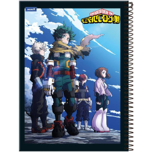 Caderno 01x1 Capa Dura My Hero Academia 80fls