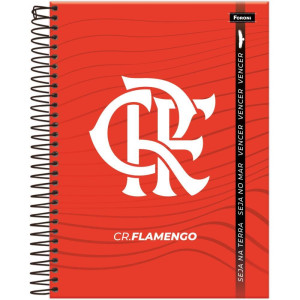 Caderno 01x1 Cp.dura Colegial Flamengo 80fls