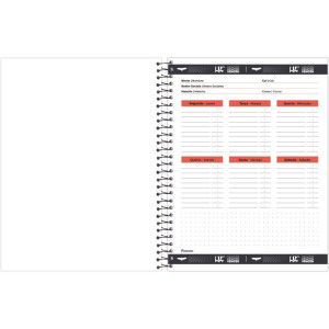 Caderno 01x1 Cp.dura Colegial Flamengo 80fls-126201-80479