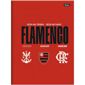 Caderno Brochura 1/4 Capa Dura Flamengo 80fls-126205-28041