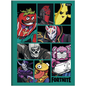 Caderno Brochurao Capa Dura Fortnite 80fls-126208-29155