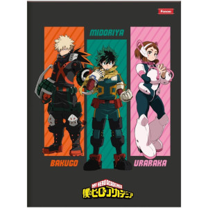 Caderno Brochurao Capa Dura My Hero Academia 80fls-126221-93587