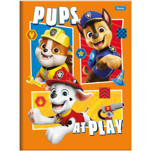 Caderno Brochurao Capa Dura Patrulha Canina 48f