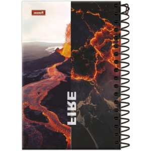 Caderneta Espiral Capa Dura 4 Elementos 80fls