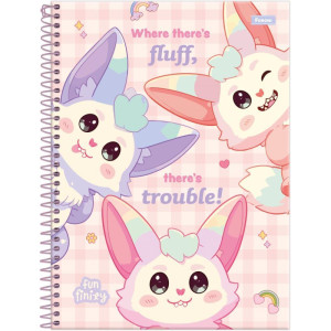 Caderno 01x1 Capa Dura Funfinily 80fls
