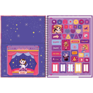 Caderno 01x1 Capa Dura Judy 80fls-126269-35311