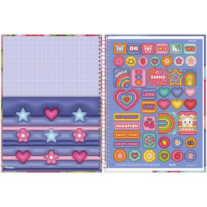 Caderno 01x1 Capa Dura Nicecream 80f-126278-58304