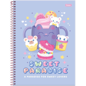 Caderno 01x1 Capa Dura Sugar Rush 80f-126286-41328