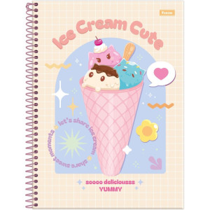 Caderno 01x1 Capa Dura Sugar Rush 80f-126286-70602