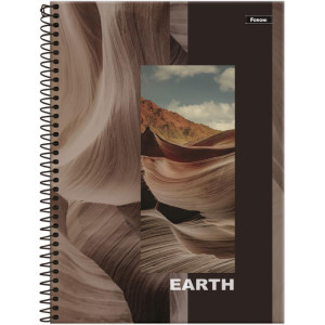 Caderno 10x1 Capa Dura 4 Elemetos Mais 200fls-126294-67391