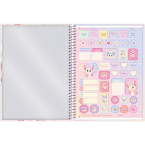 Caderno 10x1 Capa Dura Funfinily 160fls-126266-42104