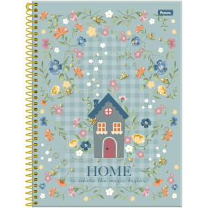 Caderno 10x1 Capa Dura Milly 160f