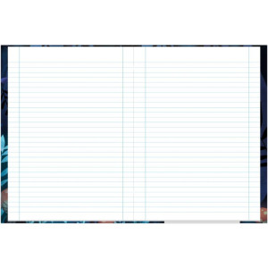 Caderno Brochura 1/4 Capa Dura Aventurinos 80fls-126240-40115