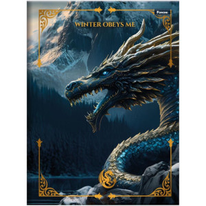 Caderno Brochura 1/4 Capa Dura Drakos 80fls-126262-73171