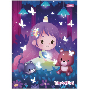 Caderno Brochura 1/4 Capa Dura Ternuritas 80f-126320-40833