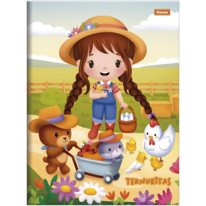 Caderno Brochura 1/4 Capa Dura Ternuritas 80f-126320-67848