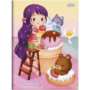 Caderno Brochura 1/4 Capa Dura Ternuritas 80f-126320-95849