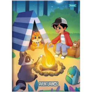 Caderno Brochurao Capa Dura Aventurinos 80f-126241-24854