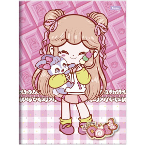 Caderno Brochurao Capa Dura Doll 80fls-126257-20085