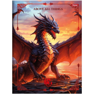 Caderno Brochurao Capa Dura Drakos 80fls-126263-52443