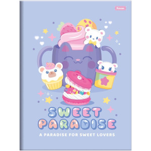 Caderno Brochurao Capa Dura Sugar Rush 80f-126287-45174