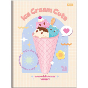 Caderno Brochurao Capa Dura Sugar Rush 80f-126287-83785