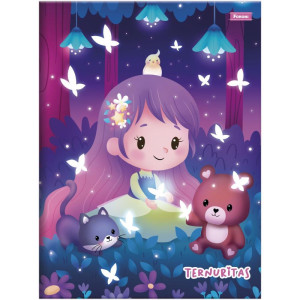 Caderno Brochurao Capa Dura Ternuritas 80f