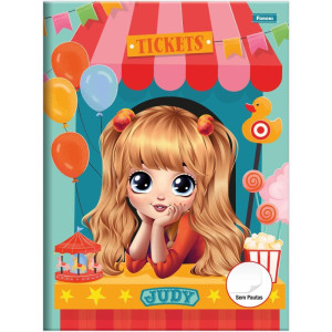 Caderno Brochurao Sem Pauta Judy 60fls-126270-47571