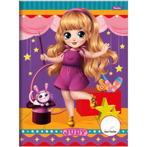 Caderno Brochurao Sem Pauta Judy 60fls-126270-79129
